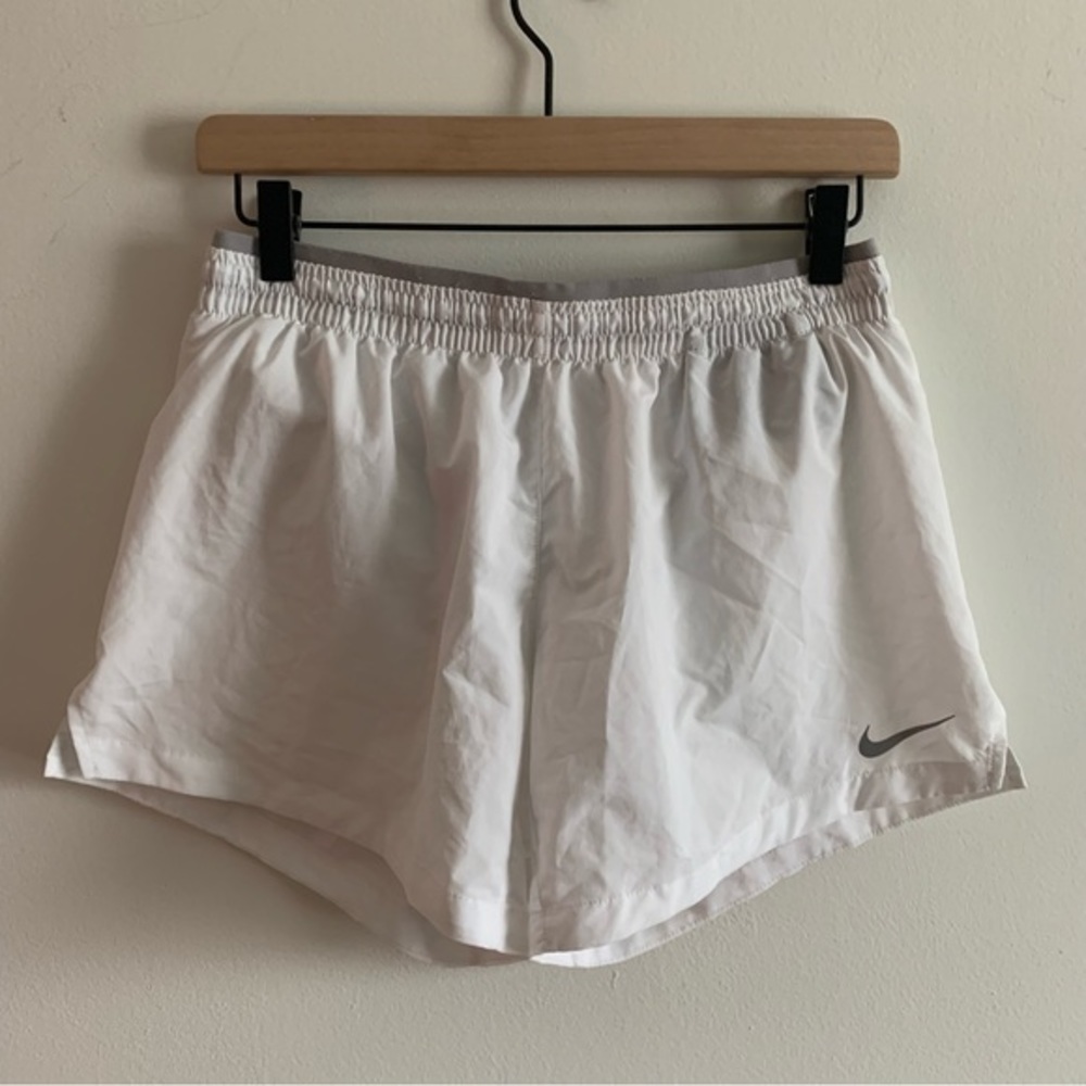 Nike Dri-Fit White Running Shorts